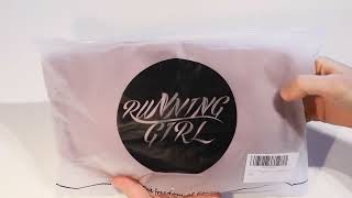 Running Girl Yoga Tank Top with Built-In Shelf Bra Overview