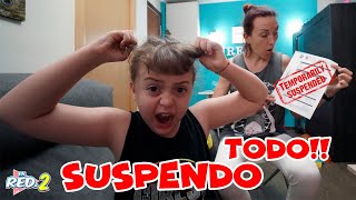 SUSPENDO TODO! LAS PEORES NOTAS! REPITO CURSO! BROMA A ERIKA Enreda2