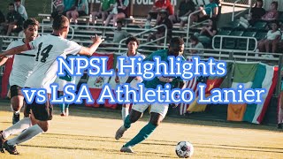 Georgia Storm vs LSA Athletico Lanier - NPSL Highlights