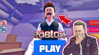 ESCAPE ELON MUSK OBBY/BARRY, O POLICIAL, VIROU O ELON MUSK!#roblox #obby #barry