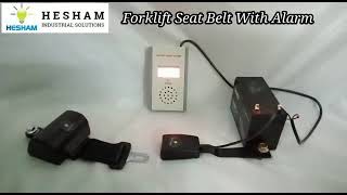 Forklift Seat Belt With Alarm