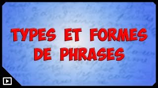 Types et formes de phrases