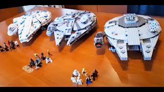 Our LEGO Star Wars Millennium Falcon collection