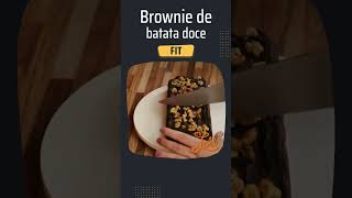 Brownie de Batata Doce, Fit, #shorts