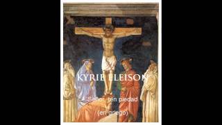 Kyrie eleison  ♱  Lord have mercy