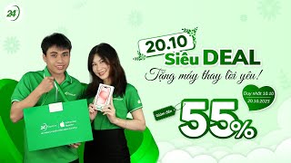 20/10 siêu DEAL - Tặng máy thay lời yêu!