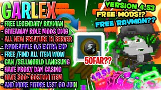 YAKIN GAMAU‼️FREE MODS + FREE RAYMAN 50FAR ⁉️ GROWTOPIA PRIVATE SERVER TERBARU | BEST GTPS 2024