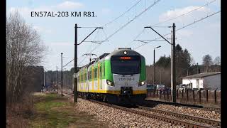 EN57AL-203 KM R81 {Radom-Dęblin}+RP1! (Jedlnia-Letnisko) [31.03.2021 r.]