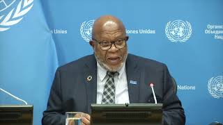 Hybrid Press Briefing by Mr  Dennis Francis, President of the General Assembly