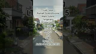 Rp2,050M #JualCepat #JualCepatSuteraKirana #SuteraKirana #AlamSutera #SuteraKiranaAlamSutera