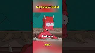 Bart entered hell school to teach simple demons how to be evil. part 2 #shorts  #thesimpsons