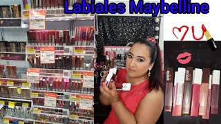 #Swatches de #labiales 💄#SuperStay  y la colección de #coffeInk ☕ de #Maybelline