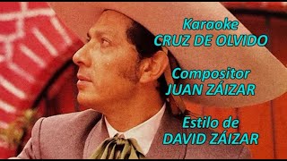 Mi Karaoke - Cruz de Olvido - David Záizar +3