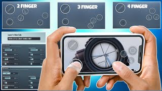 FASTEST CONTROL 2 FINGER,3 FINGER,4 FINGER CONTROL LAYOUT | PUBG/BGMI