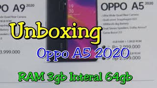 Unboxing Oppo A5 2020 Ram 3Gb internal 64Gb