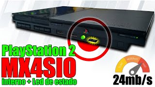 MOD PLAYSTATION 2, MX4SIO INTERNO + LED DE ESTADO