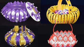 10 DIY Baskets That You Never Seen Before | How to Make Foam Baskets - Step By Step Tutorials