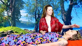 ASMR Reiki | Real Person Energy Healing Session (guided breathwork, relaxing meditation music)