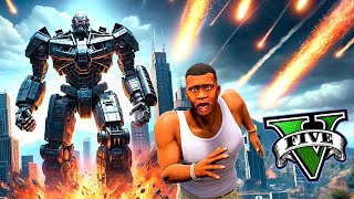 FRANKLIN vs ROBÔ GIGANTE no GTA 5 !