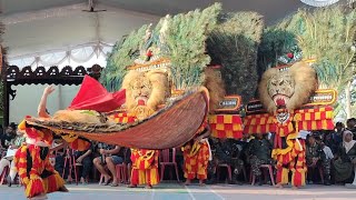 Hebat Banget Lurr..!! Atraksi Kayang 4 PEMBARONG SANGAR Reog Ponorogo Bikin GEMPAR