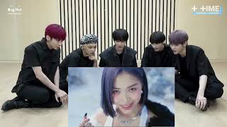 Txt reaction to Itzy 'Cheshire' official music video