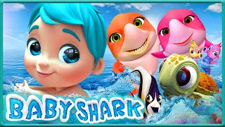 Baby Shark's Seaside Song - Baby Shark Serenade - Nursery Rhymes & Kids Songs | Super Luca