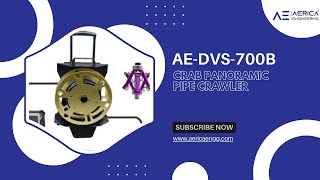 Discover How the AE-DVS-700B Crab Panoramic Pipe Crawler Transforms Inspections!