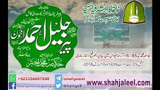 Hazrat Moulana Jaleel Ahmed Akhoon DBA - Sahiwal Jamia Muhammadia Byan 2018