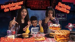 HAMBÚRGUER STRANGER THINGS COMO FAZER