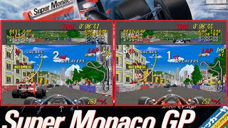 Super Monaco GP (Real 2 Player game using MAME link play )