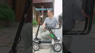 Handicapped Outdoor Travel mobility scooters electric fold 4 wheel