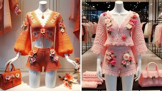 Beautiful Crochet Blouse and Shorts Designs 😍 | 💡✨