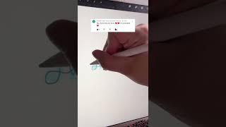 Comente nome/cor💗 #shortsvideo #procreate #shortsyoutube #shortvideos #shortsfeed #viralvideos #art