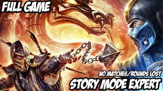 Mortal Kombat 9 Komplete Edition | STORY MODE | EXPERT | No Matches/Rounds Lost | All Cutscenes