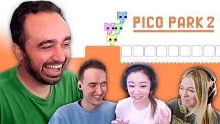 Squeex plays Pico Park 2 with QTCinderella, fanfan, and Misterarther!