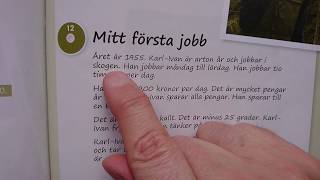 Mitt första jobb. Texten på sidan 73.