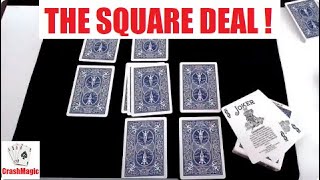 The Square Deal Card Trick Performance and Tutorial