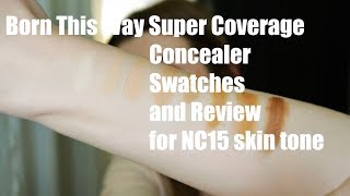 Born This Way Super Coverage Sculpting Concealer Too Faced review and swatches