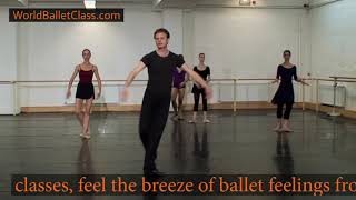 Andrey Klemm video ballet class promo for World Ballet Class a ballet educational  video platform