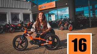 🟠 KTM 16 E-DRIVE \\ ✅ nagyobb gyerek elektromos bicikli