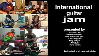 International Mega guitar jam