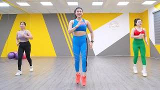 35 min Aerobic Dance Workout | FAT BURN FULL BODY | Burn 400 Calories | Eva Fitness