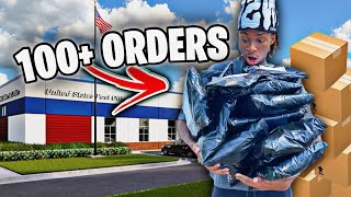 HOW I PACKAGE AND SHIP OUT ORDERS FOR MY CLOTHING BRAND!