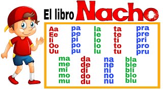 El libro Nacho para aprender a leer fácil y rápido. 🅰️📖📕🅱️