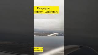 Despegue Aeromexico Embraer 190 Mty-Qro