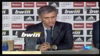 José Mourinho's arrival to the Bernabéu (spa)