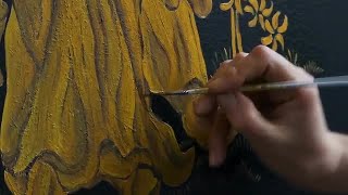 Artist At Work Stock Video