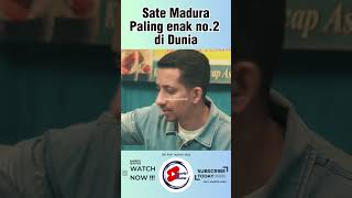 Habib jafar makan sate madura terenak ke 2 di dunia ||#satemadura #habibjafar