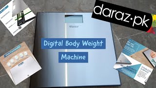 Digital Body Weight Machine | Daraz Online Shopping | 180Kg Digital Body Weight Scale