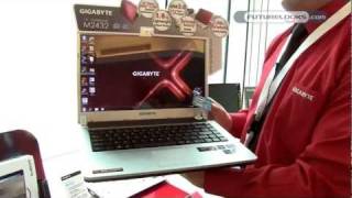 COMPUTEX 2011 - GIGABYTE Unveils New BookTop S1080 Tablet and the M2342 and P2532 Notebooks